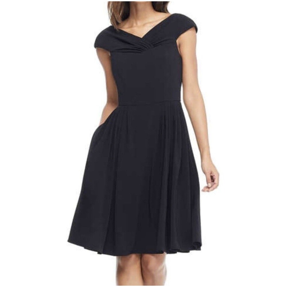 Gal Meets Glam Black Dress Cocktail Holiday Date Night Old Money Fancy Dress NWT